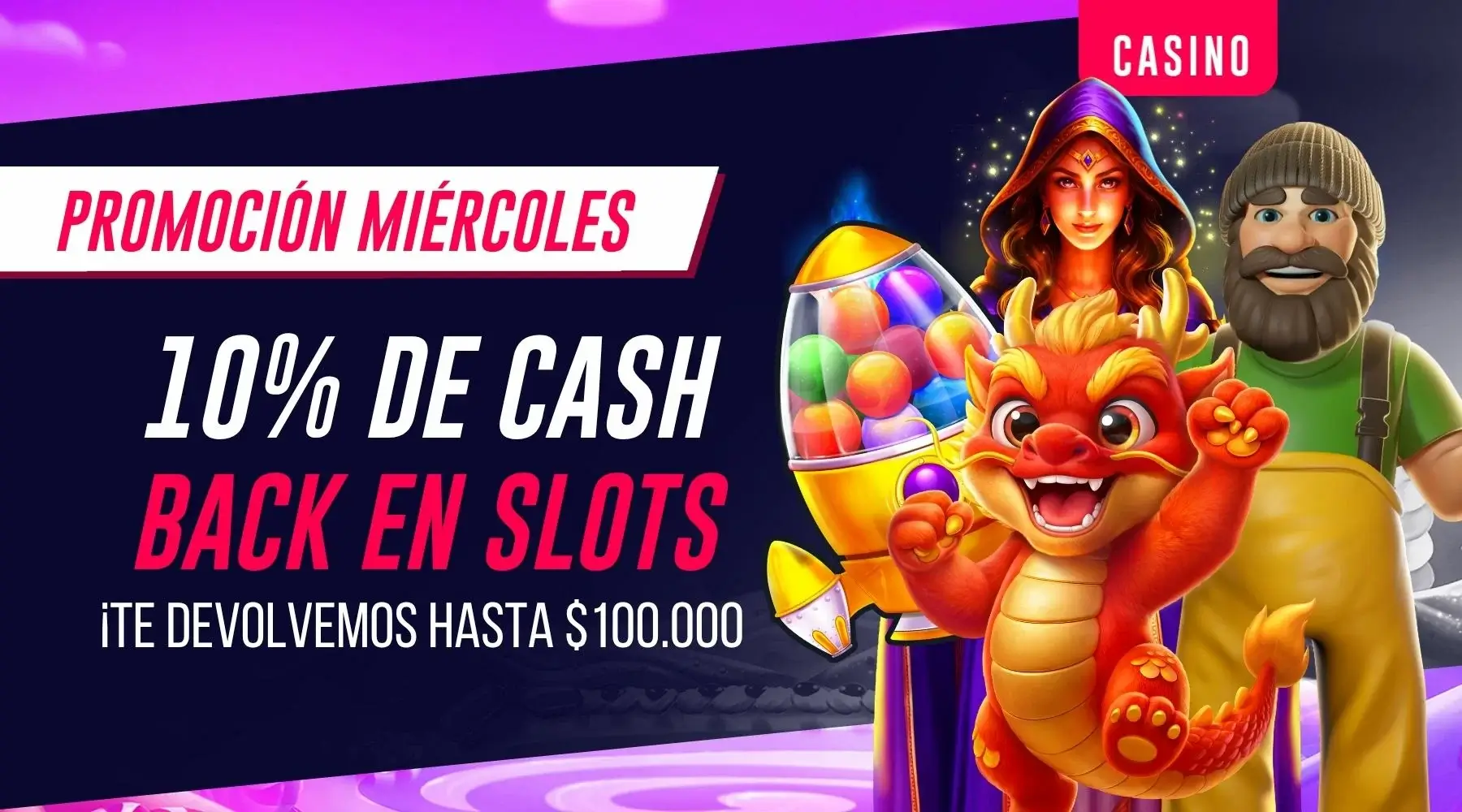 Cashback miércoles tragamonedas